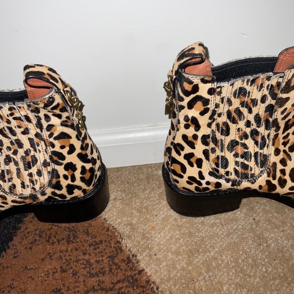 Coach Leopard‑Print Ankle Bootie – Women’s Size 9, Gently Worn - Picture 5 of 8